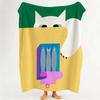 Illustrator Andy Huang Throw Flannel Throw Blanket Suitable for Sofa Living Room Bedroom