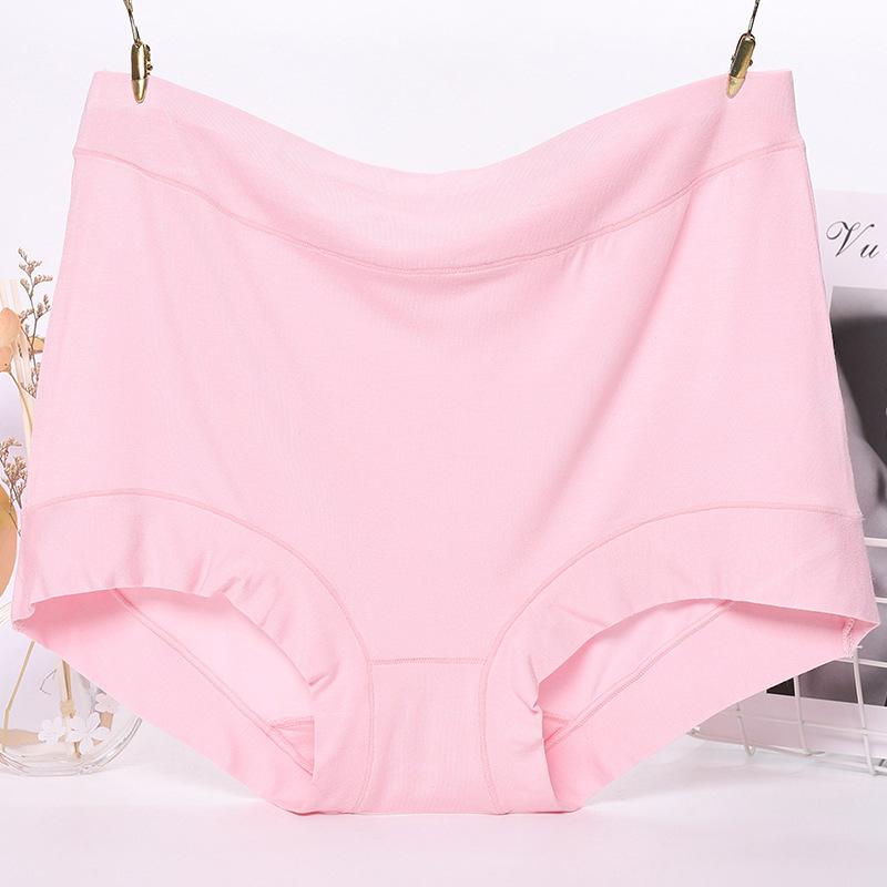 Large Size Women's High-waisted Underwear Is Soft and Breathable, Comfortable and Skin-friendly, Simple and Daily Panties