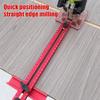 4 in 1 Router Milling Groove Bracket Aluminum Alloy Adjustable Multifunctional Cabinet Hardware Jig and Router Guide for Woodworking Wood Cutting