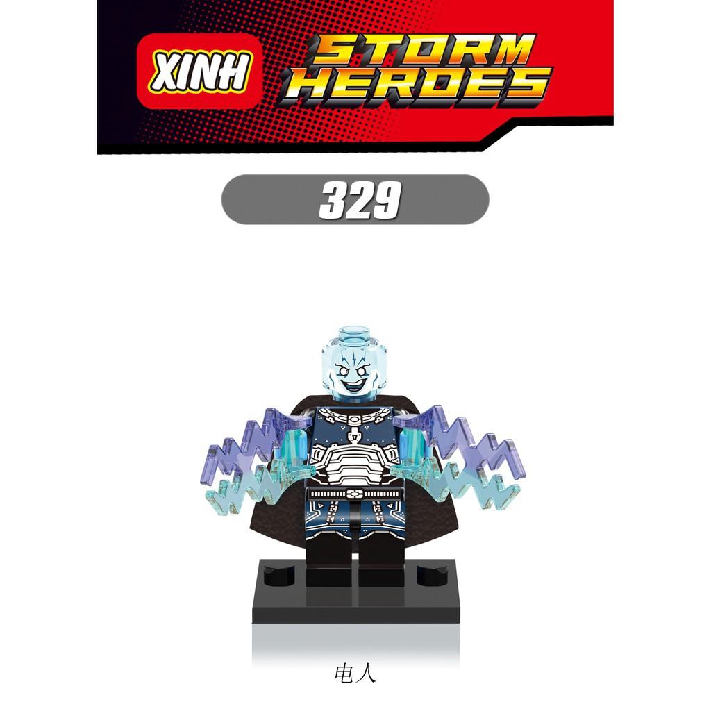 X0123 XH325 Doctor Octopus Compatible with LE-GOing Minifigures Punisher Vulture Sandman Building Blocks Kids Toys