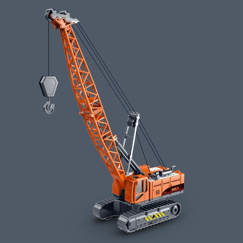 Simulation Lift Grab Crane Engineering Vehicle Model Children Inertia Toy
