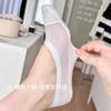 5 Pairs of Ice Silk Boat Socks Women's Non-slip Heel Sole Summer Thin Socks Drag Shallow Mouth Invisible Short Socks