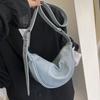 Premium texture bag women's large-capacity new casual shoulder messenger bag niche design commuter dumpling bag