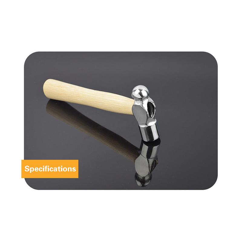 Mini-Hammer, der Walnuss-Rundkopf mit Holzgriff zertrümmert, Auto-Fluchtwerkzeug, Handhammer, Multifunktions-Mini-Hammer