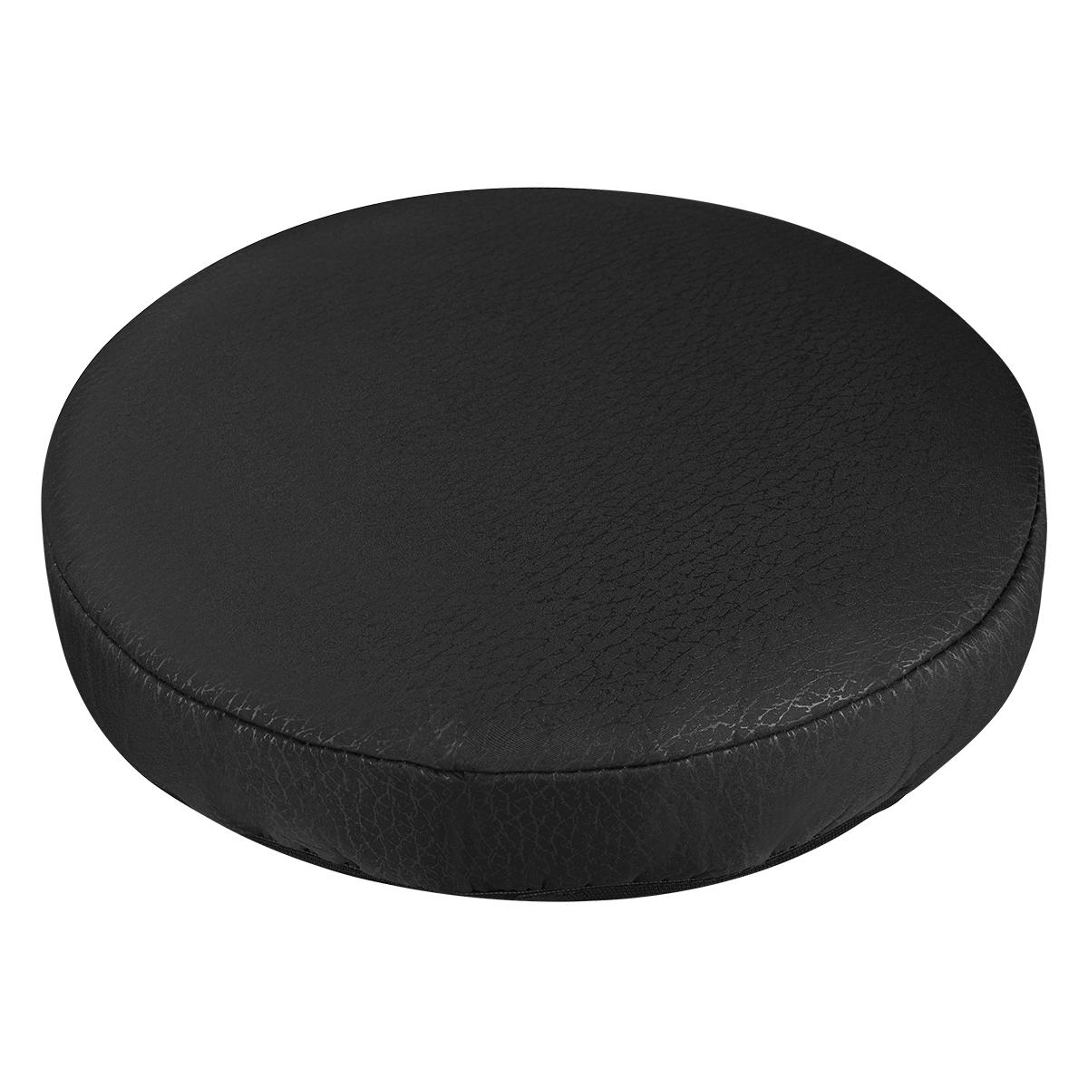 

Cotton Stool Cover Round Seat Chair Protector Covers for Chairs Barstool Cushion чорний