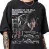 Resident Evil 4 Biohazard Leon Kennedy Camiseta de Jogo Oversized Y2K Masculina Feminina 100% Algodão Camisetas Tops de Manga Curta