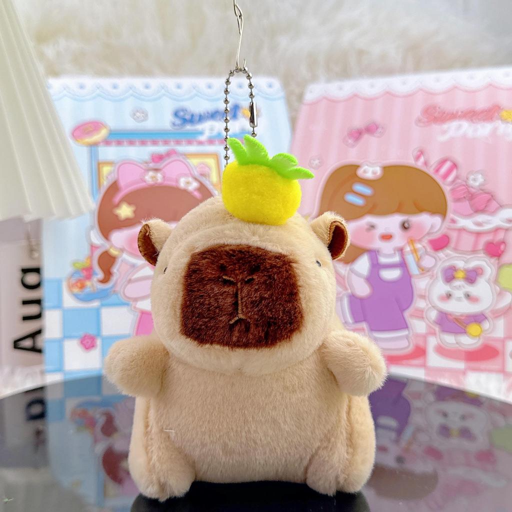 Guinea Pig & Capybara Plush Doll Keyring Backpack Charm