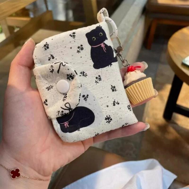 Японский Мультфильм Очаровательный Плюшевый Мишка Классический Кошелек Zero Кошелек для Карт Портативный Кошелек Аниме Плюшевый Органайзер для Хранения Подарок на Новый Год