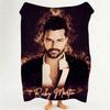 Music RRicky MMartin Throw Flannel Throw Blanket Suitable for Sofa Living Room Bedroom