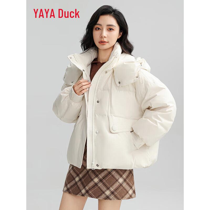 YAYA Women's Hooded Short Down Jacket YE4B604901A