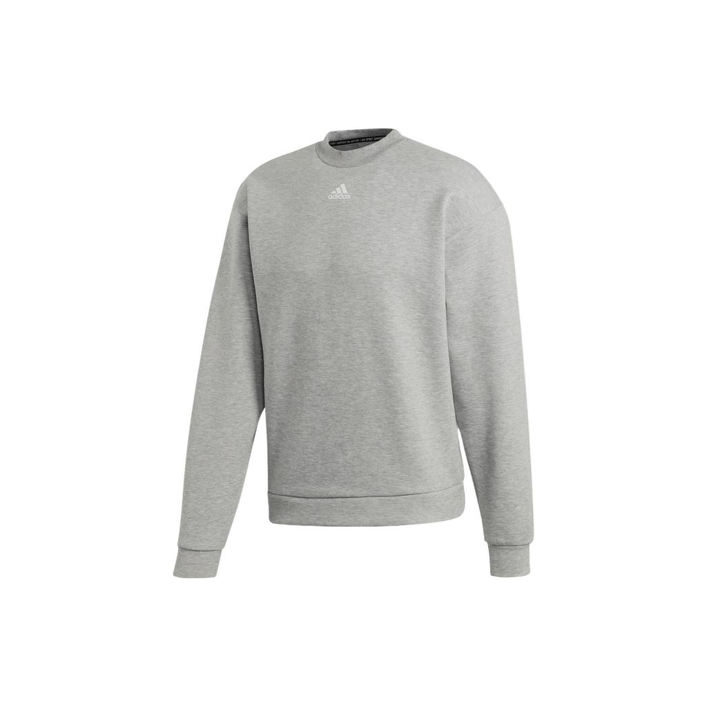 New Adidas Sweatshirts Men Medium Heather Gray EB5279