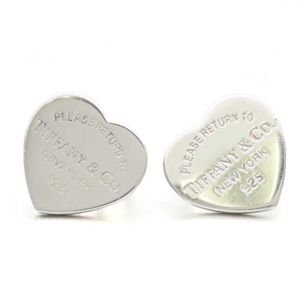 Used TIFFANY&Co. Pierce Lean-to Silver925 3.3g Silver Heart Tag