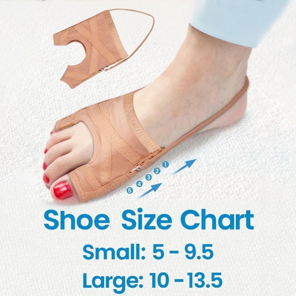 Adjustable Design Bunion Corrector Breathable Hallux Valgus Corrector Toe Straightener Night Use
