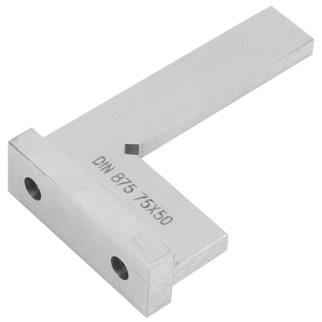 Square Edge Knife Ruler 90 Degree Right Angle Engineer Measuring Tool Class 2 DIN 875 75x50