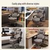 Ergonomic Reclining Computer and Gaming Chair with Lumbar Support and Adjustable Height for Comfortable Long Sitting.