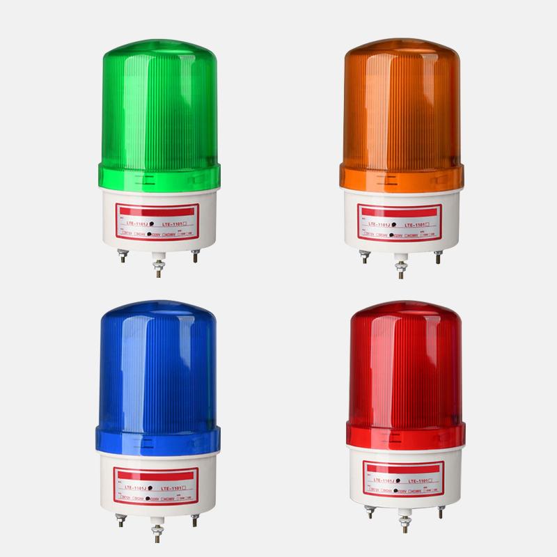 Strobe Signal Warning Light LTD-1101J Rotary Alarm Light Flashing Lamp 220V 24V 12V Flash Rotating Warning Light