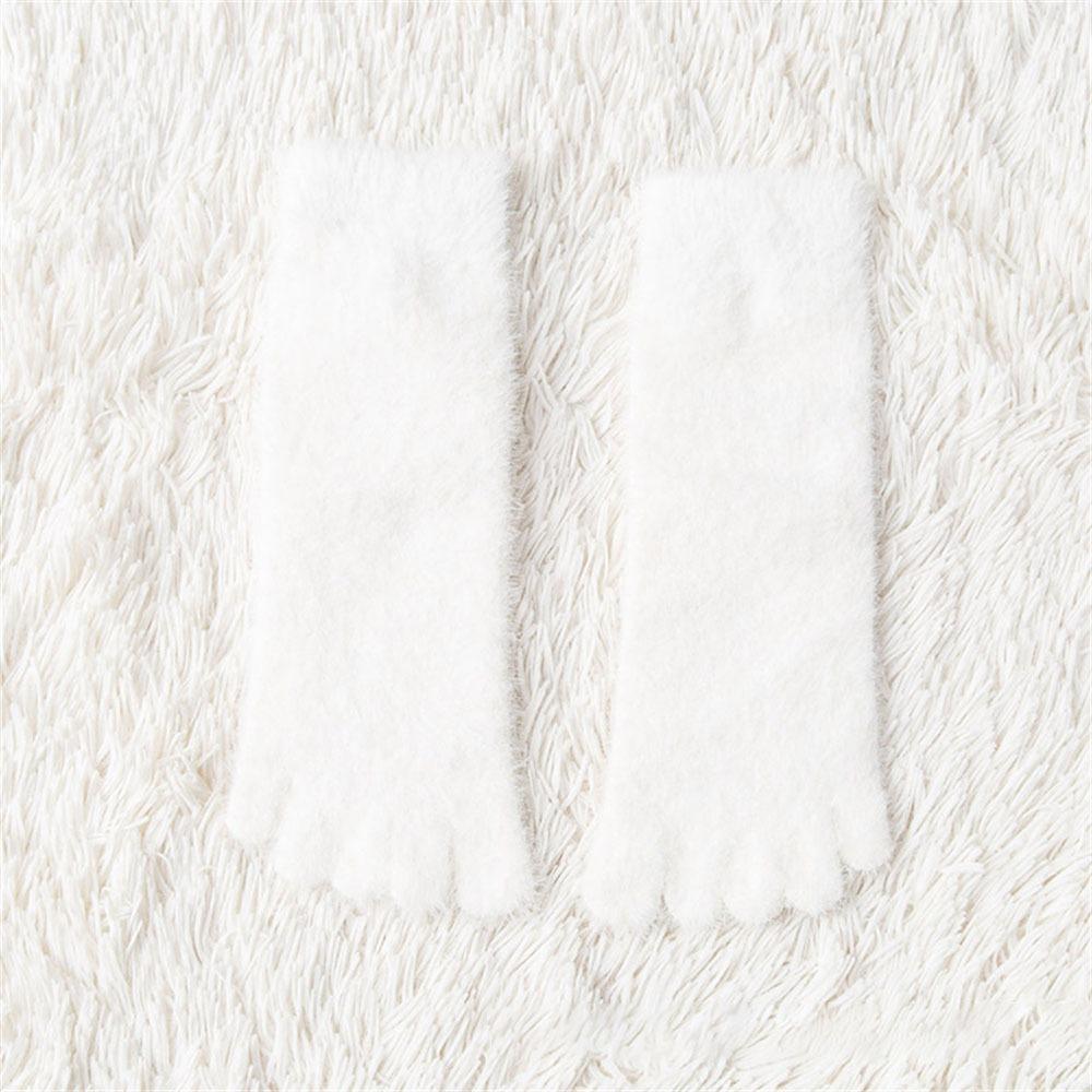 

Soft Cozy Five Finger Socks Coral Fleece Floor Slippers Fashion Toe Socks Female
