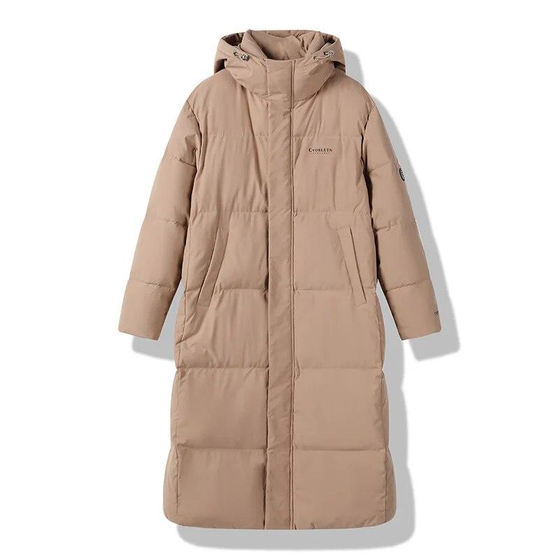 Parka Winter Coat Down Jacket Leisure Fashion New Loose Long Down Jacket Female Hooded with Thick Coat