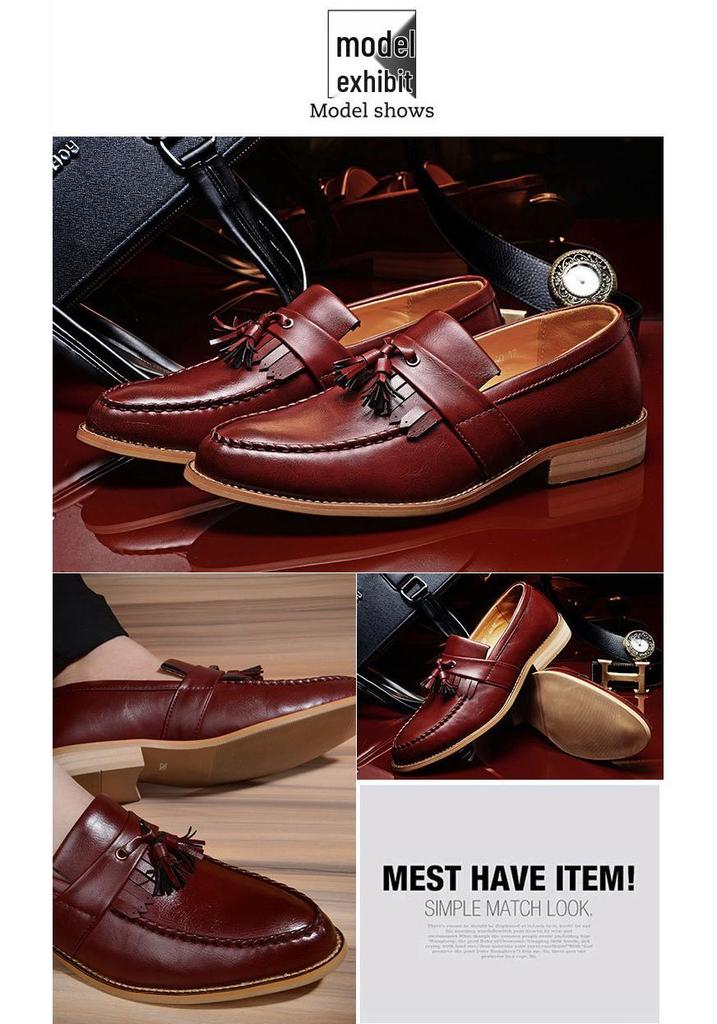 Spring Men's New Arrival: Stylish Korean Trendy Casual & Business Formal Leather Pointed Toe Shoes