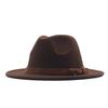 Women's Retro Wool Fedora Hat - Autumn/Winter British Style Bowler with Trendy Design