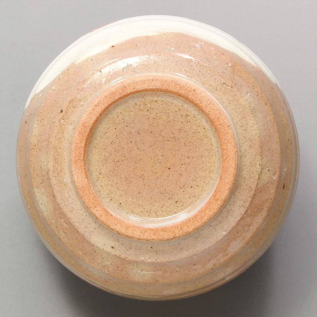 Mino ware loose bowl (with teacup) small flower vermilion made in Japan 503-06