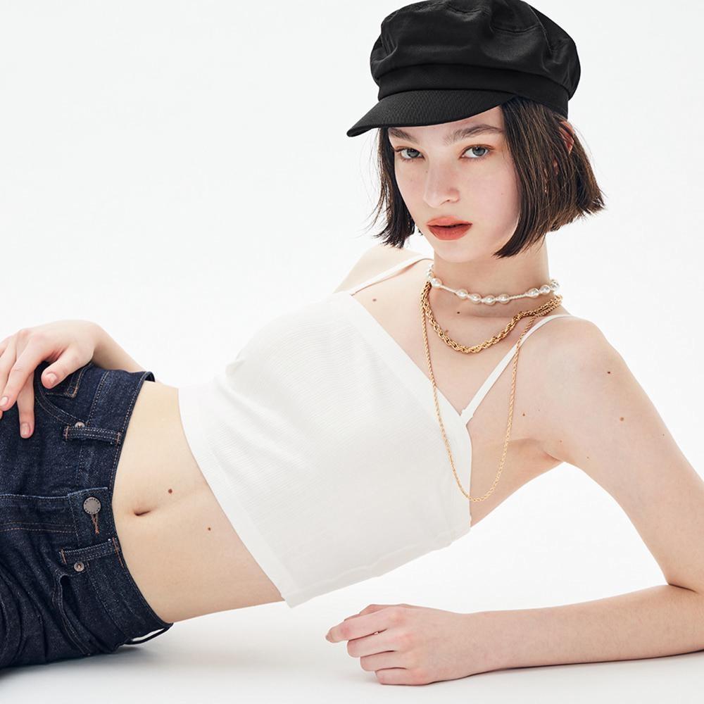 

укороченный топ без рукавов GU brafeel