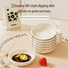 Bone China Saucer for Condiments: Cream Dishes for Seasoning, Dips, and Sauces