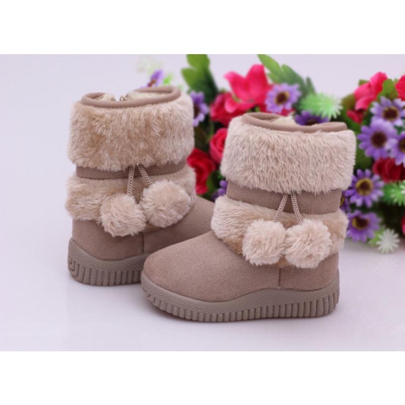 Детские зимние сапоги утолщенные и бархатные — фото 16