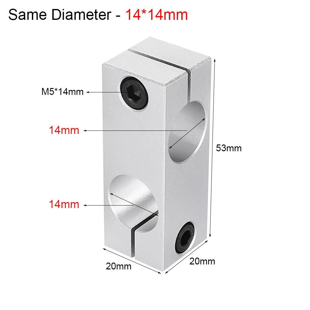 1Pcs Aluminum Alloy Steel Pipe Fixing Bracket Vertical Fixed Diameter Fastening Cross Clip