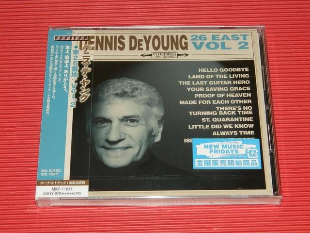 

26 East Vol.2 Dennis Deyoung Japan CD with Bonus Track Nomal Edition MICP-11631