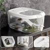 Eco-Friendly Turtle Breeding Tank with Climbing Platform and Drainage Lid
