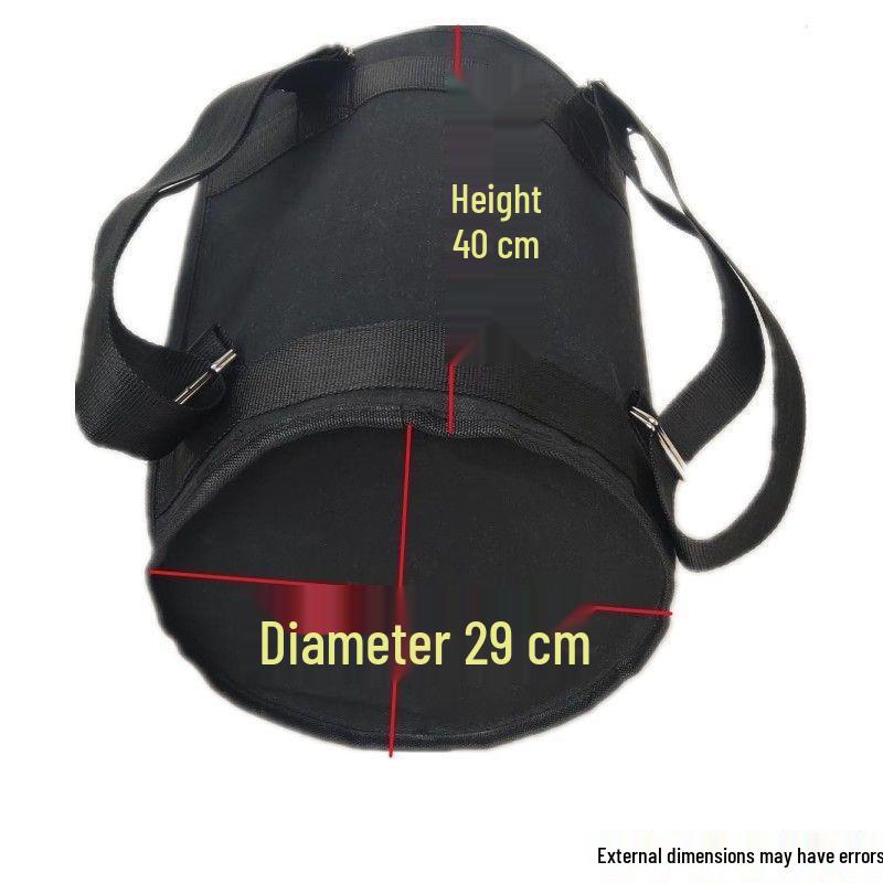 Round Barrel Canvas Backpack for Farm Work and Herb Picking