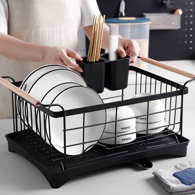 Nordic Foldable Stainless Steel Dish Drying Rack