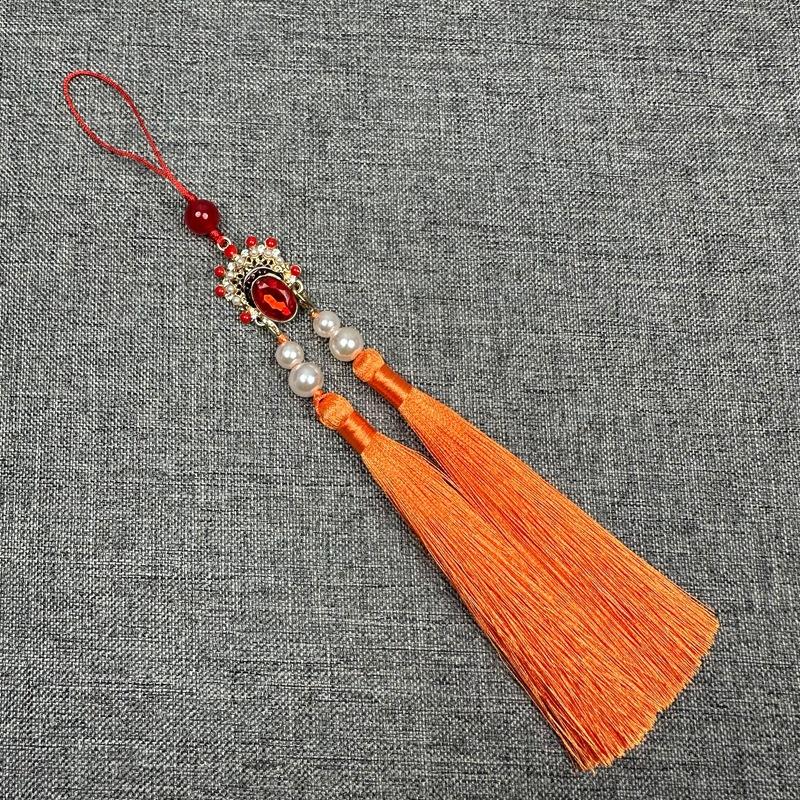 

[HS][LA]1Pc Peking Opera Facial Makeup Hanging Tassel Hanfu Decoration Tassel Cheongsam Pressed Placket