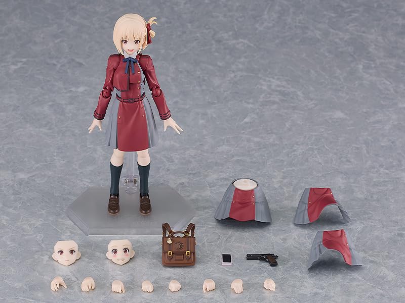 figma Lycoris Recoil Senzoku Nishikigi plastic painted movable figure Non-scale