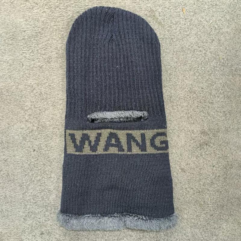 Winter Warm Knitted Hats Scarf Set Warm Beanies Wool Knit Caps Men Women Outdoor Cycling Ski Cold Protection Neck Mask Hat