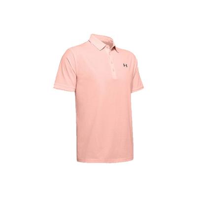 Playoff Vented Heat-Pressed Logo Short Sleeve Polo Men Tops Light-Pink 1327038-845