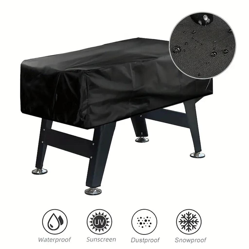 Foosball Table Cover Waterproof 210D Heavy Duty Oxford Rectangular Patio Coffee Chair Billiard Football Cover Indoor/Outdoor