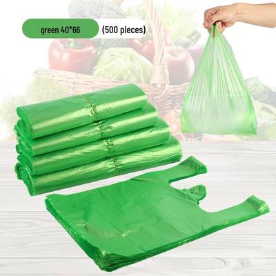 Yu Chu Grüne Plastik-Einkaufstüten im Westenstil