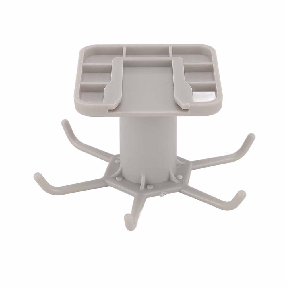 3pcs Strong Bearing Kitchen Utensil Hooks 360 Degree Rotation Adhesive Hanging Rack  For Kitchen