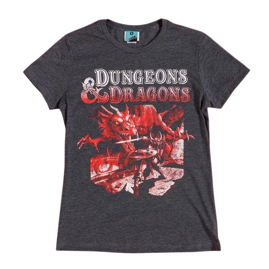 Dungeons & Dragons Womens/Ladies Player Manual Fitted T-Shirt