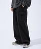 TOPBOY [Non-Fleece Or Fleece-Lined] Comfort Cargo One-Pleat Wide Training Pants Black
