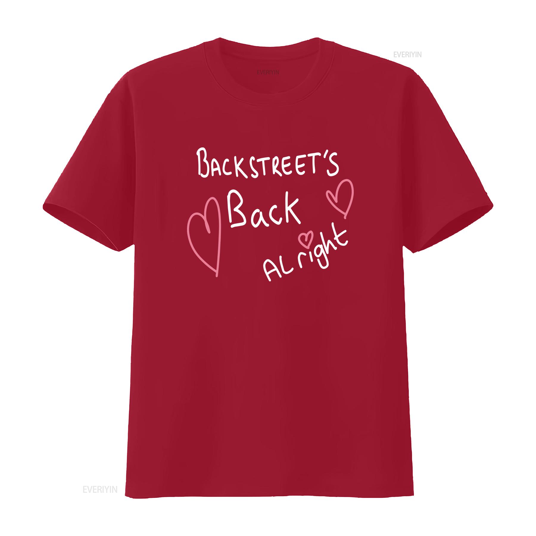 

BackstreetS Back Alright T Shirt Backstreet Boys Uk Tour 2024 Fashion vintage Washed fashion Unisex Versatile Stretched homme S