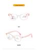 Comfortable Kids' Eyeglass Frames with Adjustable Nose Pads and Silicone Temples - Lightweight, Cute, and Durable for Girls