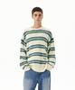MAHAGRID Hairy Stripe Knit Sweater Ivory(Mg2Ffmk600A)
