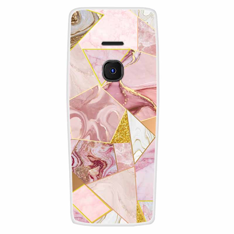 For Nokia 8210 4G Case Soft Silicone Owl Wolf Fashion Back Covers for Nokia 6300 4G Cases Lovely Painted Marble Protection Bags