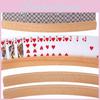 Natural Wood Card Stand With Extended Length For Card Deck Management And Display