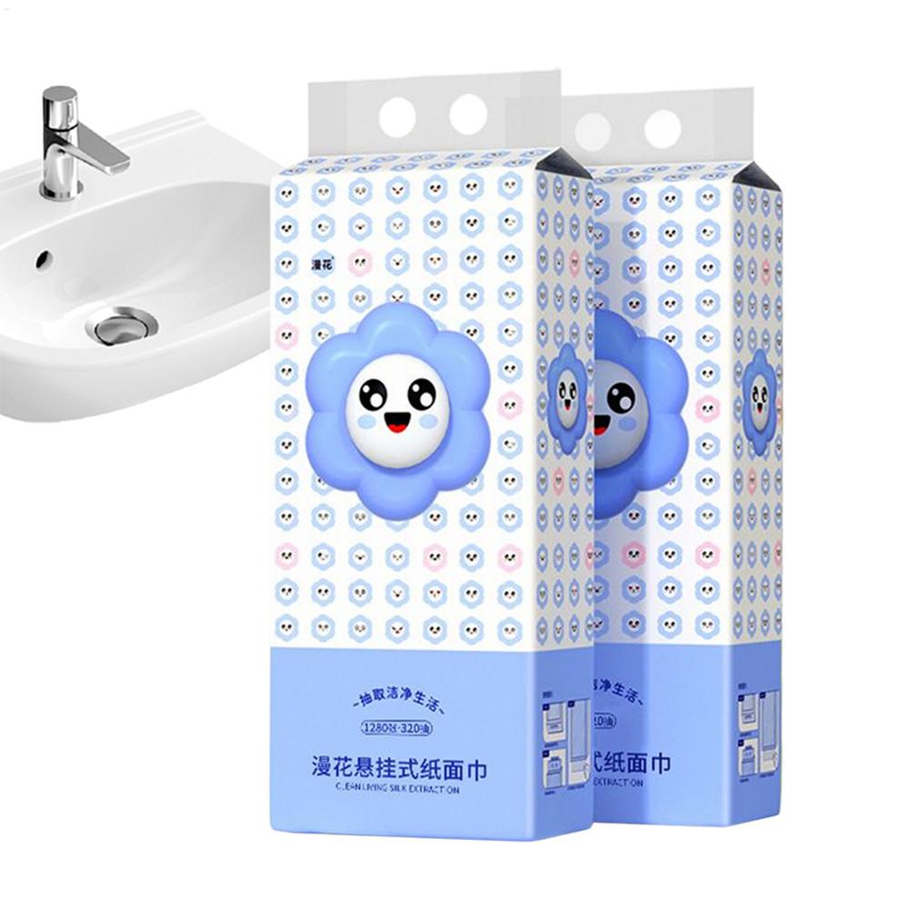 Toilet Tissue Hangable Travel Toilet Paper Quick Pull Soft Thickened Napkins For RV Travel Kitchen Family Hotel Home Commercial