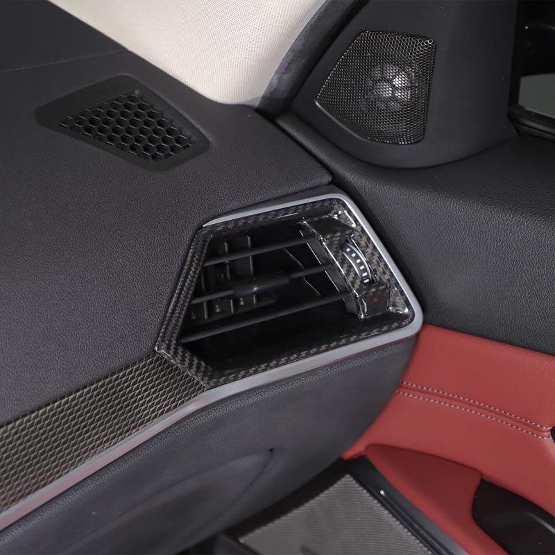 Real Carbon Fiber For BMW 3 Series G20 G21 G28 2020-2026 Car Side Air Conditioning Vent Outlet Cover Trim Car Accessories