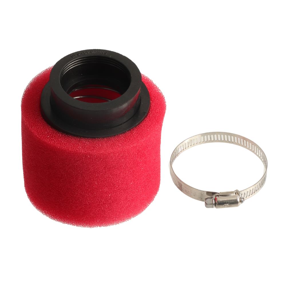 1Pc Black/Red Dual Foam Air Filter 35mm 38mm 42mm 45mm 48mm 50mm Universal Cleaner for Moped Scooter Off-road Bike Parts Air Filters 7